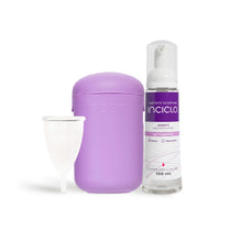 Kit Coletor + Cápsula Esterilizadora + Sabonete em Espuma Íntima