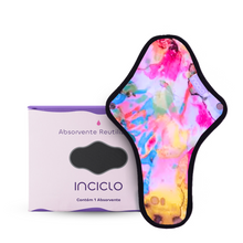 Absorvente Reutilizável - Aquarela Mini - Loja Inciclo