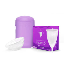 Kit Coletor + Disco Menstrual + Cápsula Esterilizadora - Loja Inciclo