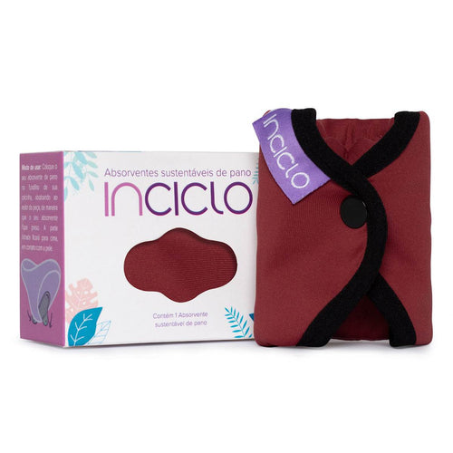 Absorvente Reutilizável Inciclo - Cereja - Loja Inciclo