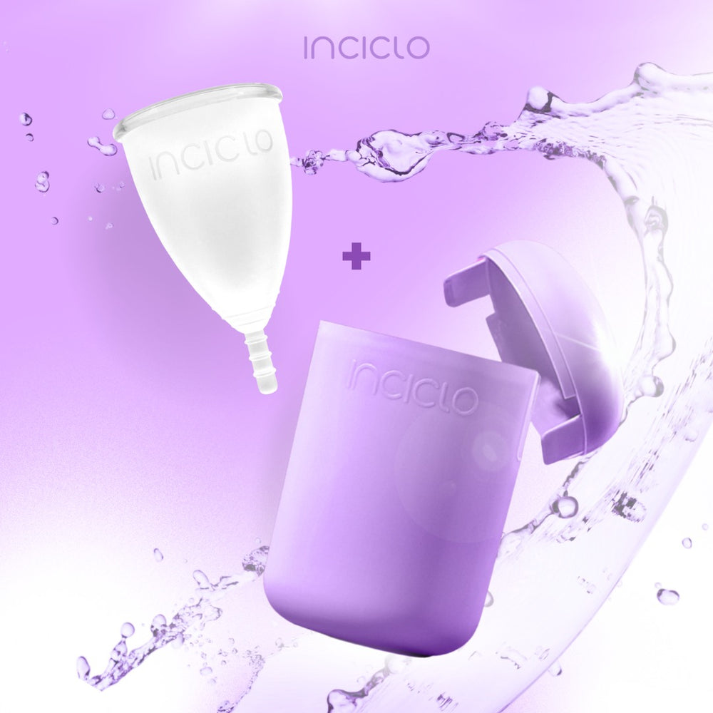 Coletor Menstrual Inciclo + Cápsula Esterilizadora Lavanda