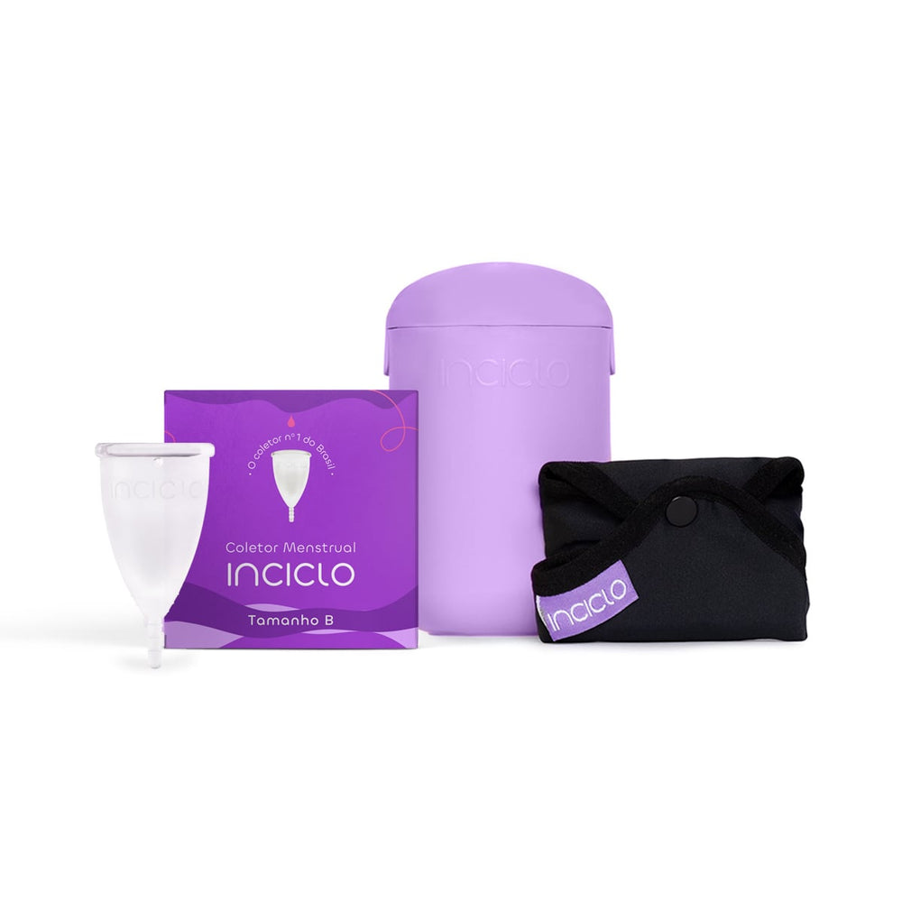 Kit Coletor + Absorvente Reutilizável + Cápsula - Loja Inciclo
