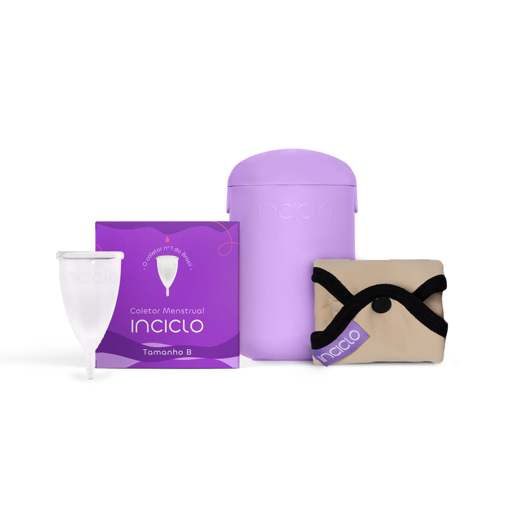 Kit Coletor + Absorvente Reutilizável + Cápsula - Loja Inciclo