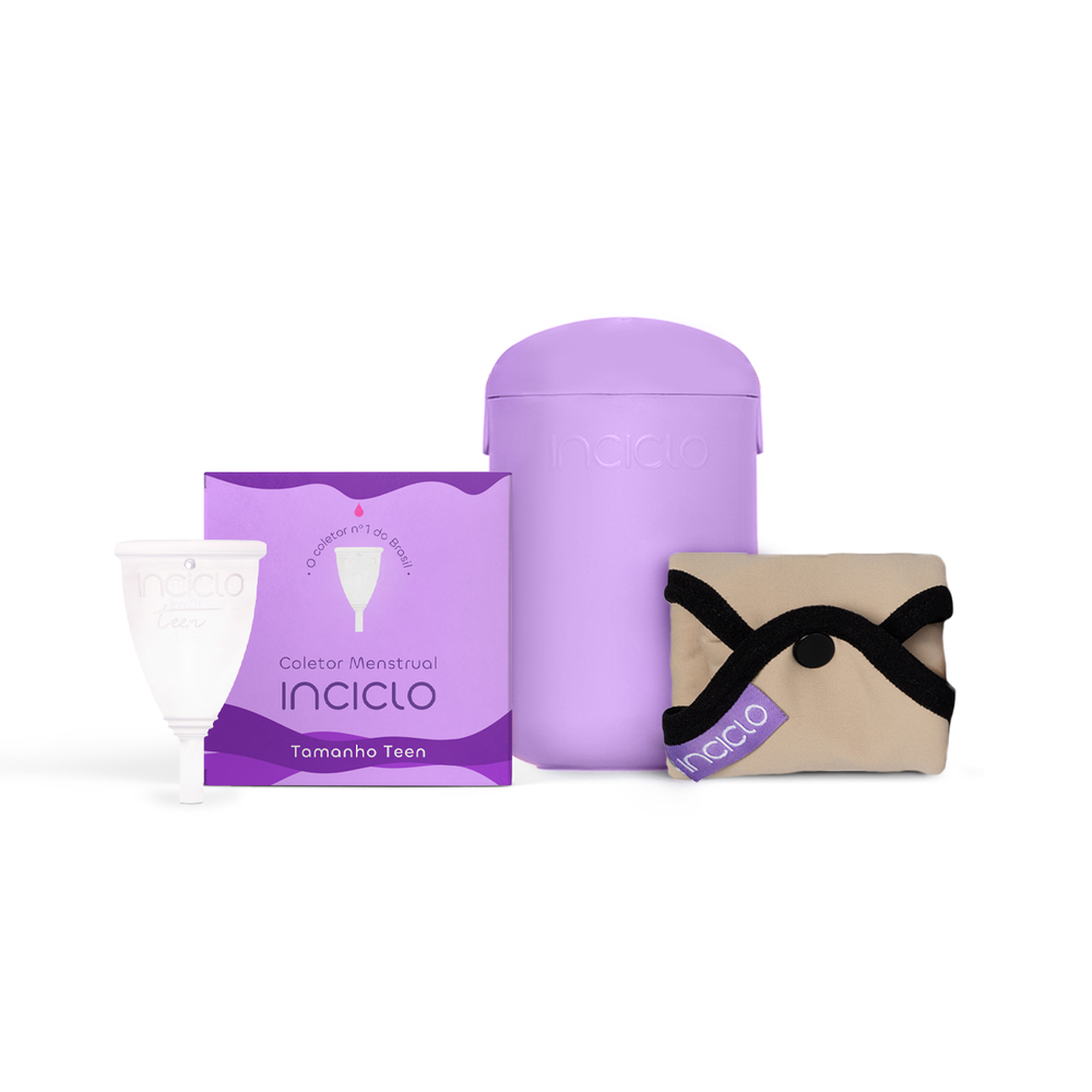 Kit Coletor + Absorvente Reutilizável + Cápsula - Loja Inciclo