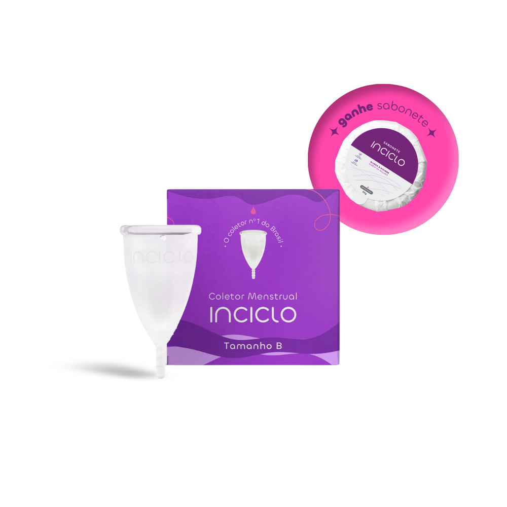 Compre o Coletor Menstrual & Ganhe o Sabonete Íntimo em Barra Inciclo 🎁🧼🌸