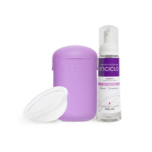 Kit Disco + Cápsula Esterilizadora + Sabonete em Espuma Íntima