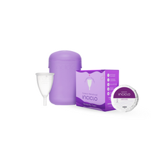 Kit Coletor Menstrual + Cápsula Esterilizadora + Sabonete Íntimo em Barra Inciclo