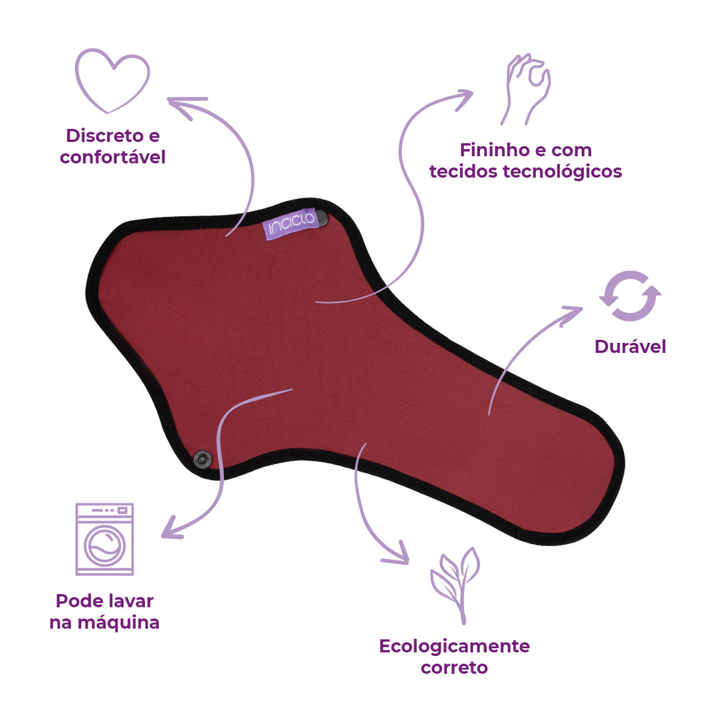 Kit Coletor + Absorvente Reutilizável + Cápsula - Loja Inciclo