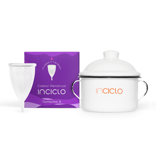 Kit Coletor Menstrual + Panelinha Esterilizadora
