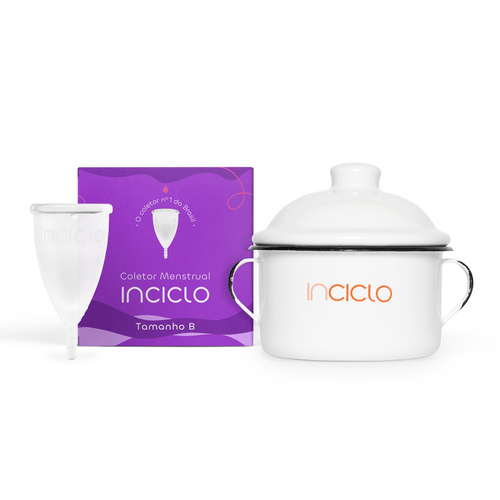 Kit Coletor Menstrual + Panelinha Esterilizadora