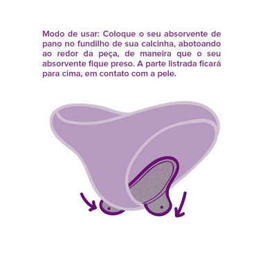 Absorvente Reutilizável Inciclo - Coral - Loja Inciclo