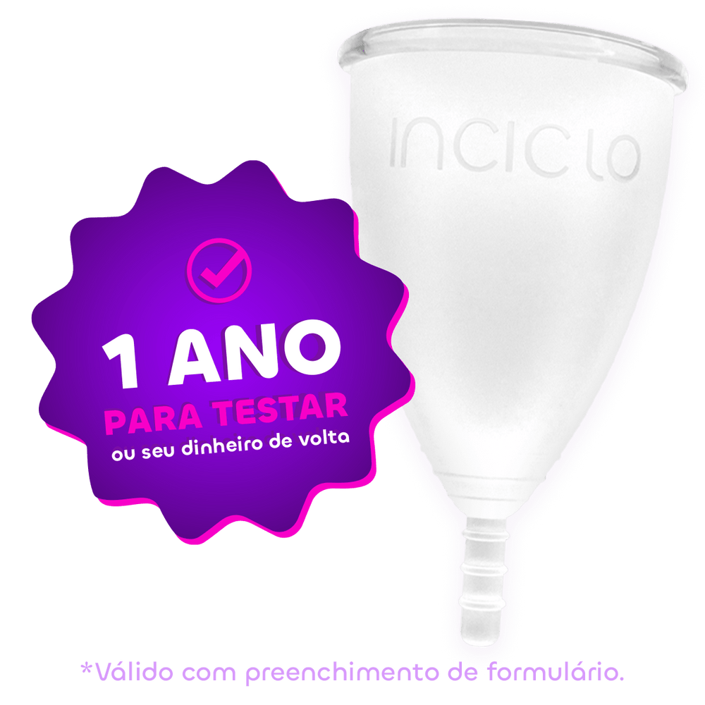 2 Coletores Menstruais + 2 Cápsulas Esterilizadoras + 2 Sabonetes Inciclo